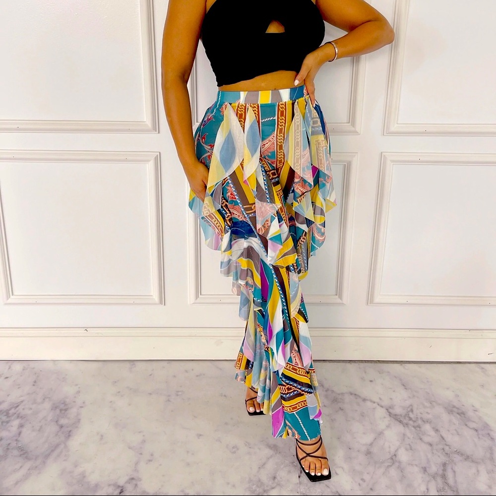 Plus Size Mesh Pants